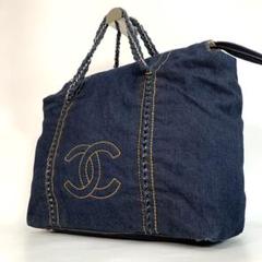 CHANEL♡デニム　キルティングトートバッグ CHANEL♡デニム キルティングトートバッグ ターンロック ココ