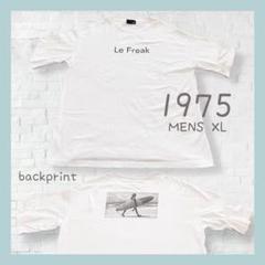 ★　1975　Tokyo　メンズ　XL　バックプリント　白　半袖Tシャツ　★