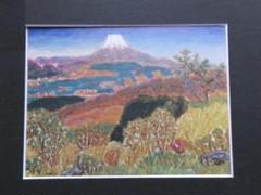 遠藤義美、【初冠雪】、希少な大判額装用画集より、美品、日本人画家 遠藤義美、【初冠雪】、希少な大判額装用画集より、美品、日本人