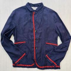 未流通】COMME des GARÇONS 赤フリルモール テーラードジャケット