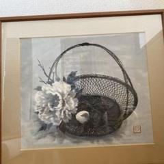 穐月明　籠の牡丹　日本画 m81438975280_1.jpg?1674866444