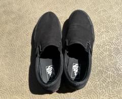 vansスリッポン　ブラック