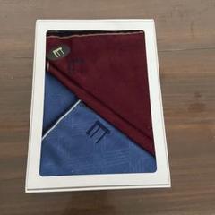 【未使用箱付】『dunhill』シルクポケチ+コットンハンカチセット Dunhill - dunhillハンカチ新品の通販 by このこの101's shop