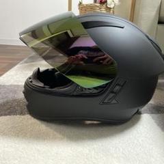 未使用保管品 SH+ ヘルメット L 進和化学工業 シールド付きヘルメット SS-29FSV型 艶消しマット