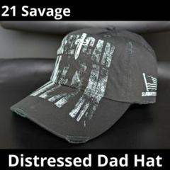 【来日決定】21 Savage Dad Hat 黒 日本未発売
