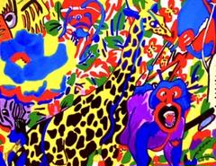 【値下げ】抽象・静物画　油絵　ジミー大西　龍　Ｍ10　額付き　手描き　肉筆 ご予約品】 セール中 【F6号】ジミー大西 手描き油彩 肉筆画