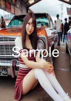 A4サイズアートポスター 1点もの 美女ポスター最高品質 C-H-８３