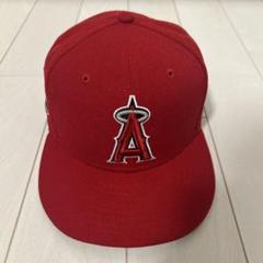 Los Angeles Angels 59FIFTY キャップ レッド