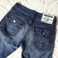 希少☆新品未使用☆【TRUE RELIGION】濃紺ボトムジーンズ True Religion Women's Sz 26 RN#112790 CA#57414 dark Blue