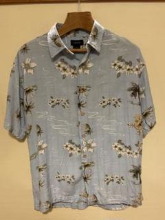 IZOD アロハシャツ 水色 L