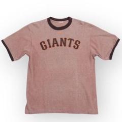 90s 00s MLB マジェスティック GIANTS リンガーネック Tシャツ