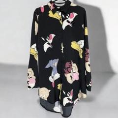 【新品未開封】キャラクター柄シャツ、パンツ 新品／未着用】キャラクター 総柄 シャツ - メルカリ