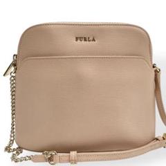 美品　フルラ FURLA ショルダーバッグ マイキー　レザー　斜めがけ　ピンク