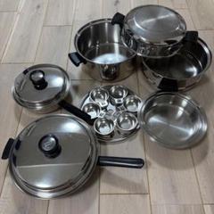 Amway アムウェイ 鍋、フライパン、蒸器等　使用品、未使用品混在　写真が全て 39market_am508-w