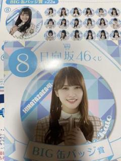 日向坂46くじ ⑧BIG缶バッジ ランダム (未開封の在庫１７個あり)のサムネイル
