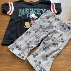ミッキーマウス Tシャツとズボンセット