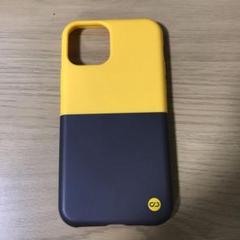 46129 campino iPhone11Pro ケース　ソフトケース　黄　黒
