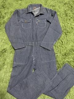 GRACE ENGINEER'S ヒッコリー　長袖つなぎ　子供服　150cm
