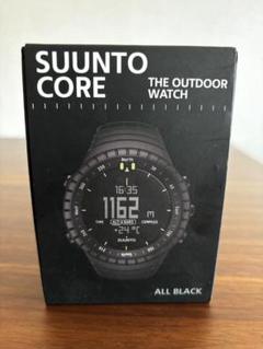 【美品】SUUNTO CORE ALL BLACK デジタル腕時計 ブラック