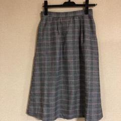 未使用 anysis チェックスカート