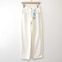 新品 キャナルジーン ピカデリー JULIETTEワンタックデニムパンツ 白