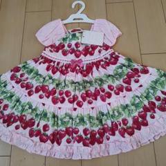 シャーリーテンプル　いちご　ワンピ　90 for baby