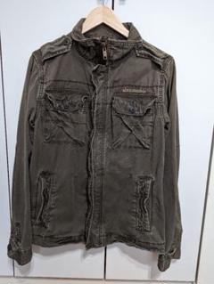 メンズ　アバクロン　ダークグレー ミリタリー風 ジャケット　Ｌ 8005763_1.jpg