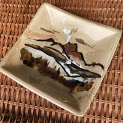 栃木　小砂焼　柿窯　関根茂夫作　梅花皮　大振り　抹茶茶碗　共箱　茶道具　茶器 栃木 小砂焼 柿窯 関根茂夫作 梅花皮 大振り 抹茶茶碗 共箱