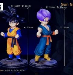 新品未開封『ドラコンボール』未来トランクス＊フリーザ　ガレージキット スタチュー 新品未開封『ドラコンボール』未来トランクス＊フリーザ