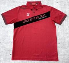 BRIDGESTONE GOLF 刺繍 プリント ドライポロシャツ ブリヂストン