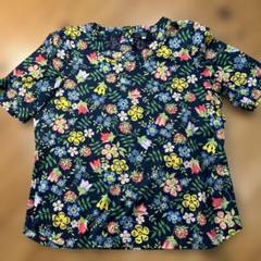 未使用品♪KEITH キース　ギンガムチェック　リバティ　シャツ　42 ワイシャツ ギンガムチェック ネイビー ジャカード LOUIS