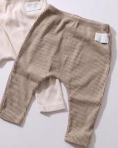 新品リブパンツ韓国子供服びすく