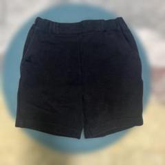 110サイズ 黒 ハーフパンツ　ファミリア