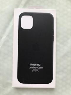 iPhone 13 レザーケースApple未使用ミッドナイト純正 - メルカリ