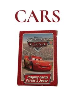 Disney Pixar Cars Playing Cards