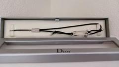 Dior ブラック ストラップ 安全ピン モチーフ