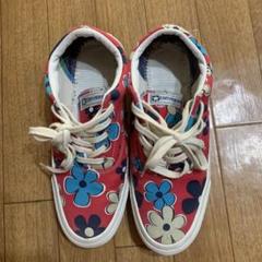 CONVERSEコンバースレトロ花柄スニーカー赤