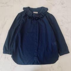 MARGARET HOWELL マーガレットハウエル ラッフルカラー ブラウス