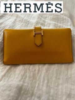 HERMES エルメス 長財布 べアン レザー ロングウォレット 黄色 エルメス 財布・長財布特集【HERMES WALLET 2021】 | エルメス