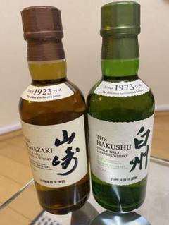 山崎シングルモルト 180ml ウイスキー 6本セット 1923年製造 サントリー 山崎 シングルモルトウイスキー 180ml 2本セット