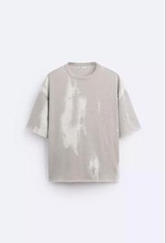 ZARA プリントニットTシャツ Lサイズ