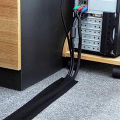 ケーブルカバー マジックテープ コードカバー 配線カバー 配線結束