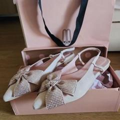 再値下げ‼️Pretty Ballerinas ハラコ ミュール ピンクリボン 再値下げ‼️Pretty Ballerinas ハラコ ミュール ピンクリボン