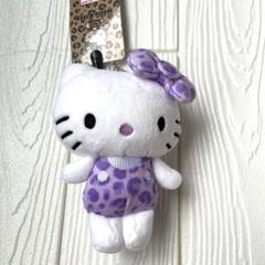 ♡キティ★リボンヘアゴム マスコット ヒョウ柄 エアロビ ヘッドホン アベイル♡ ♡キティ☆リボンヘアゴム マスコット ヒョウ柄 エアロビ