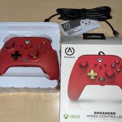 PowerA xbox コントローラー 赤 訳あり