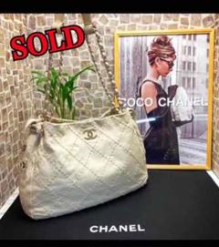 CHANEL 超美品【容量が増やせる‼️】マトラッセワイルドステッチチェーン