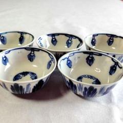 3484番　古美術＜値下げ交渉大歓迎＞染付　伊万里　お茶碗　９客セット 激安大特価！ 9客 3484番 新入荷 お茶碗 古美術＜値下げ交渉大