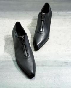 guidi FRONT ZIP POINTED TOE 41
