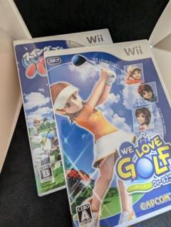 【wiiソフト】　ウィーラブゴルフ／スイングゴルフパンヤ　２本セット