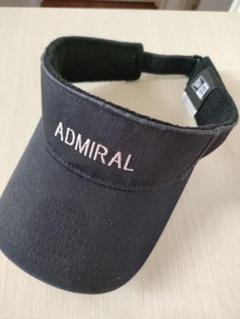 新品未使用　アドミラル ADMRIAL ゴルフ用　 黒（濃紺？） バイザー